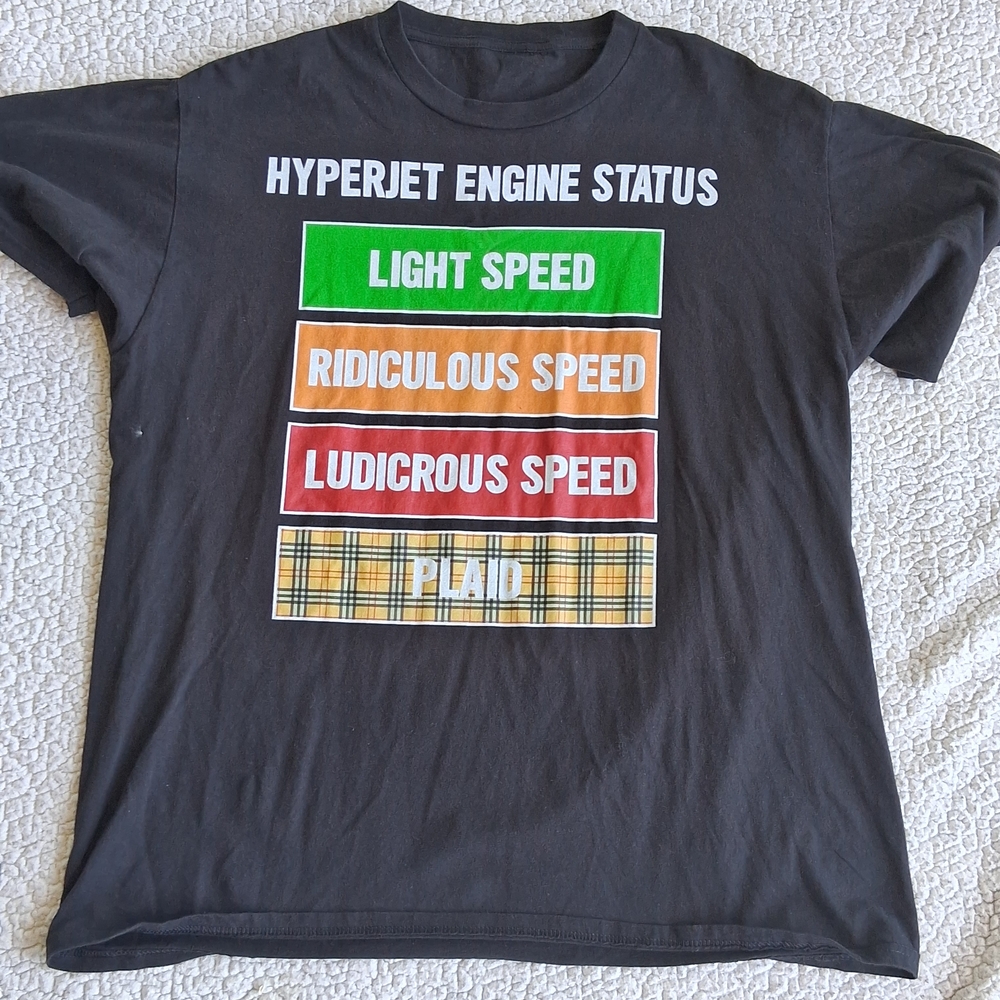 Spaceballs parody merch.